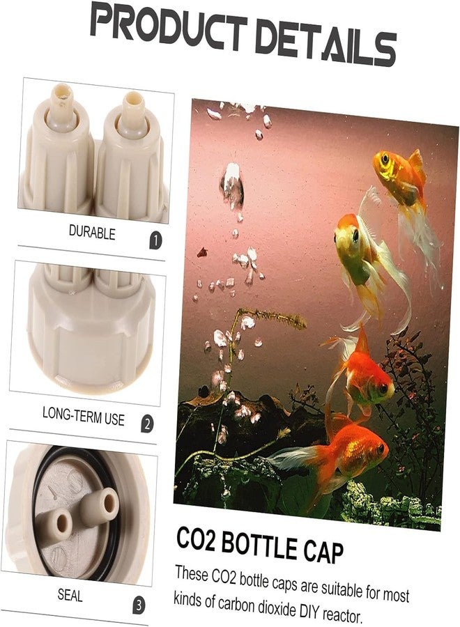 VAYINATO® Planted Aquarium DIY Co2 Generator Quick Twist Bottle Cap 2 Pcs | Suits All Water Bottles | Leakproof by Petzlifeworld - Image 5